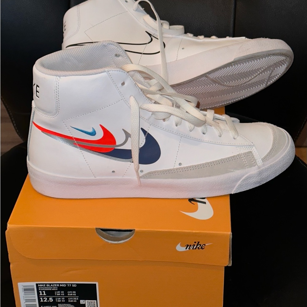 Nike Blazer Mid “77 SD Multi-swoosh Men’s Sz 11 US W Box **Like New**
